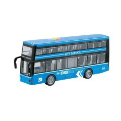 WY912A-B Sesli ve Işıklı Çift Katlı Otobüs 1:16 -Vardem