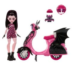 JDR61 Monster High Vamptastic Scooter Draculaura