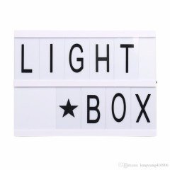BUFFER® Sinematik Lightbox Dekorasyon Aydınlatma Aksesuarları (A5 Boyut)