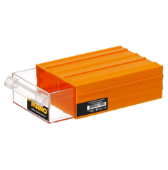 Mano Plastik Çekmeceli Sarı Kutu K-10   85mm x 120mm x 40mm