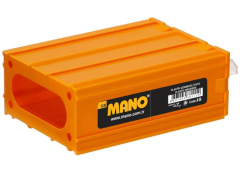 Mano Plastik Çekmeceli Sarı Kutu K-20  100mm x 140mm x 52mm
