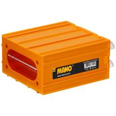 Mano Plastik Çekmeceli Sarı Kutu K-31   110 mm x 120 mm x 62 mm