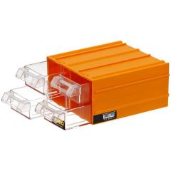 Mano Plastik Çekmeceli Sarı Kutu K-32   110mm x 120mm x 62mm