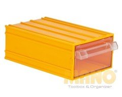 Mano Plastik Çekmeceli Sarı Kutu K- 35   110 mm x 170 mm x 65 mm