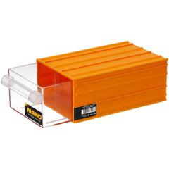 Mano Plastik Çekmeceli Sarı Kutu K-40  124 mm x 196 mm x 80 mm