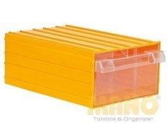 Mano Plastik Çekmeceli Sarı Kutu K-55   212 mm x 302 mm x 126 mm
