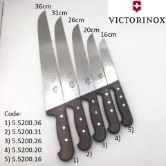 Victorinox Ahşap Saplı Bıçak 16 cm Doğrama ve Kelle Bıçağı 7.5200.16