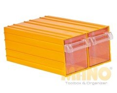 Mano Plastik Çekmeceli Sarı Kutu K-56   212 mm x 302 mm x 126 mm