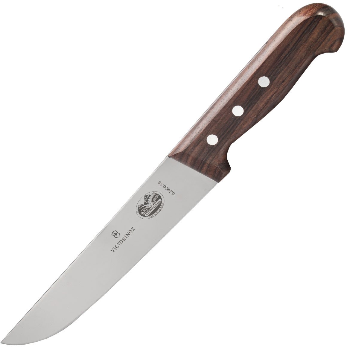 Victorinox Ahşap Saplı Bıçak 18 cm Doğrama ve Kelle Bıçağı 7.5200.18