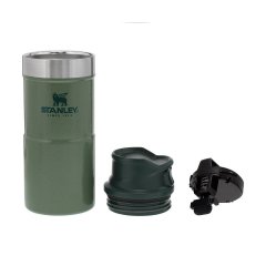 Stanley 0.35L Classic Trigger-Action Travel Mug - Hammertone Green