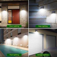 BUFFER® Güneş Enerjili Sensörlü 30 Led Dış Mekan Aydınlatma Ever Bright