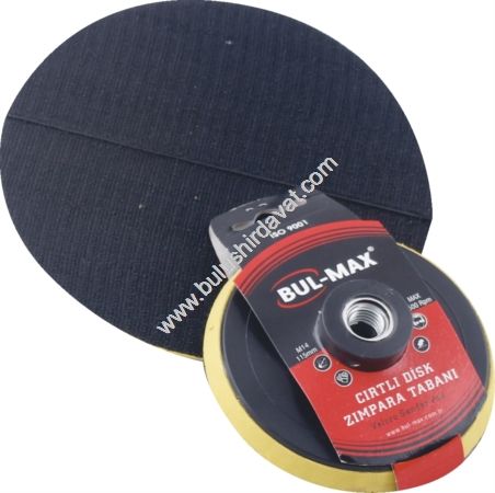 Bulmax 115mm Cırtlı Dısk Zımpara Tabanı Bmx-318 (10 Adet Gönderilir)