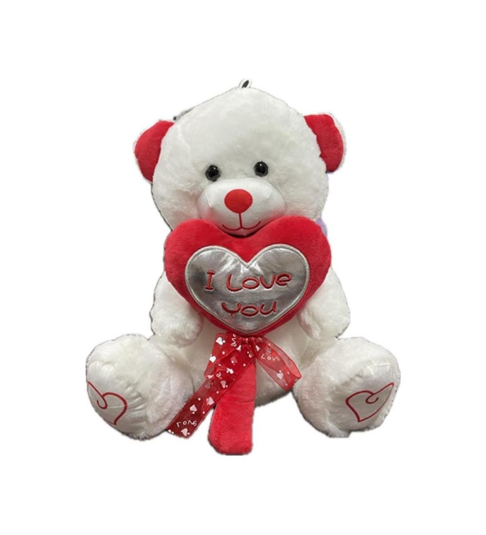 PELUŞ 40 CM ŞEKER KALPLİ AYI HALLEY