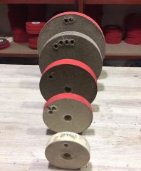 Zembil 250x40 mm Keçe + Zımpara 80 Kum - Çark Bileme Makinesine Uygun