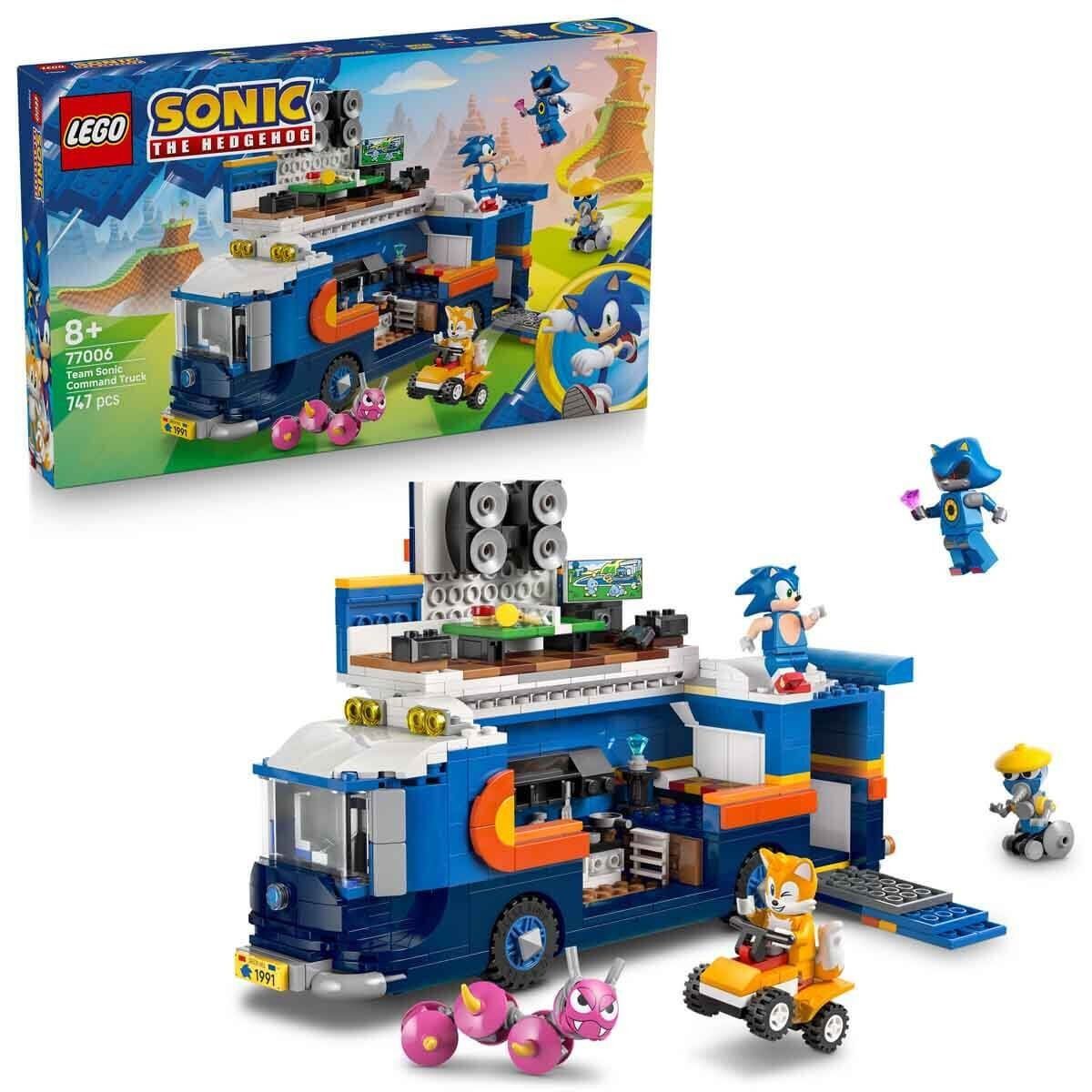 77006 Lego Sonic the Hedgehog Sonic Takımı Komuta Kamyonu 747 parça +8 yaş