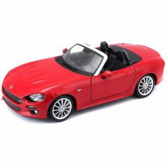 S00021083 BURAGO 1/24 FİAT 124 SPİDER KIRMIZI -SUN