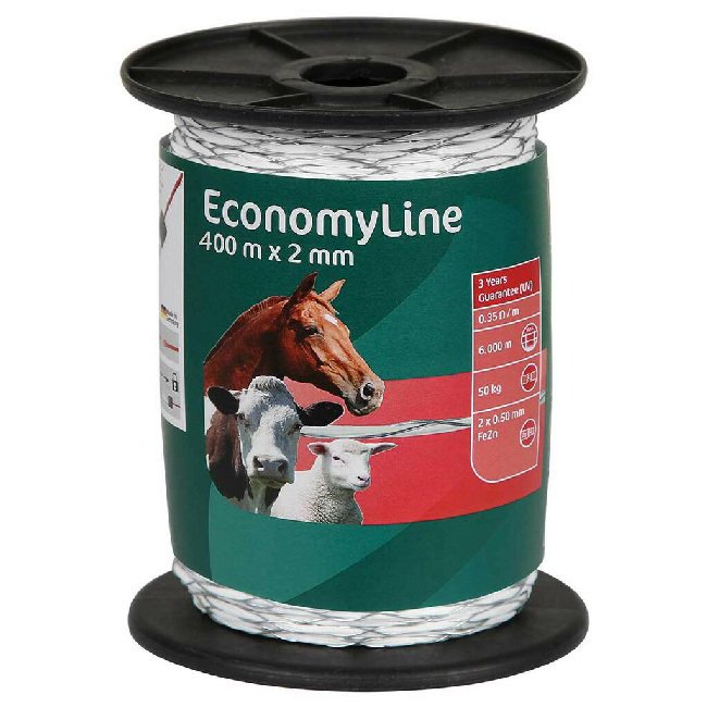 Elektrikli Çit için İpli Tel 400 metre Alman Malı