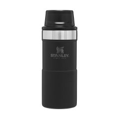 Stanley 0.35L Classic Trigger-Action Travel Mug - Matte Black