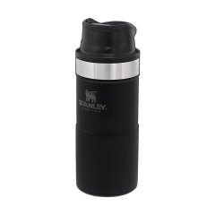 Stanley 0.35L Classic Trigger-Action Travel Mug - Matte Black