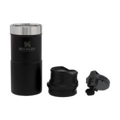 Stanley 0.35L Classic Trigger-Action Travel Mug - Matte Black