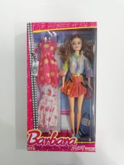 Barbara Oyuncak Manken Bebek Yedek Kıyafetli