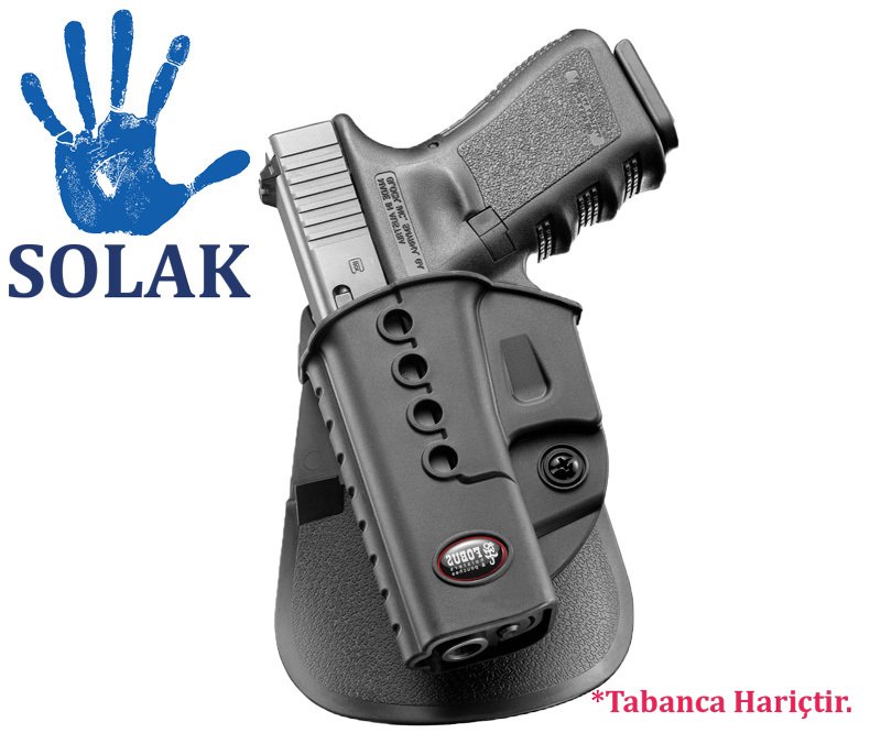 Fobus GL2-ND Solak Glock 19, 19X, 17, 22, 45, 23, 31, 32, 34, 35 için Kılıf (Tabanca Hariç)