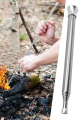 BUFFER®  Teleskopik Ateş Başlatıcı Outdoor Üfleme Borusu 63 Cm