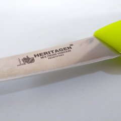 Heritagen Kıvrık Sıyırma Bıçağı 13 cm Kemiksiz Bıçak (Turuncu)