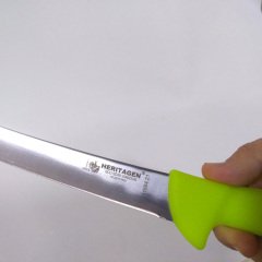 Heritagen Kıvrık Bonfile Bıçağı 21 cm Bıçak (Turuncu Bıçak)