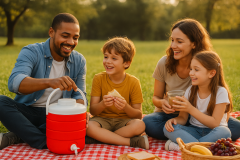 Camptown 9 LT Kale 1008P Soğuk Su Termosu Musluklu Plastik Piknik Termos