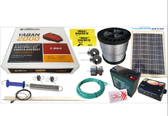 Yaban Domuz ve Ayı İçin Güneş Panelli Elektrikli Çit Teli Sistemi 1000²