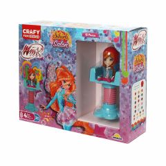9802 Crafy Winx Sihirli Salon Oyun Hamur Seti 15 Parça -Sunman