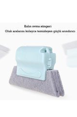 BUFFER® Pencere Panjur Oluk Kenarı Temizleme Kapı Eşiği Süpürme Fırçası