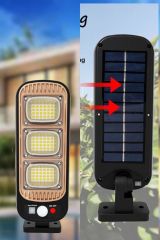 BUFFER® Sensörlü Güneş Enerjisi İle Şarj Olabilen Duvara Monte Solar Aydınlatma  GL-84069