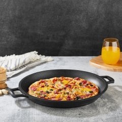 ThermoAd Granit Döküm Tava 36 cm ( Bazlama Gözleme Kavurma Tavası )
