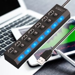 BUFFER® Çok Amaçlı 7 Port Girişli Güçlü Usb 2.0 Çoklayıcı Çoğaltıcı Adaptör Switch Splitter Hub