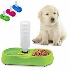 BUFFER® Kedi ve Köpek için Mama ve  Su İçme Kabı Evcil Hayvan Suluğu
