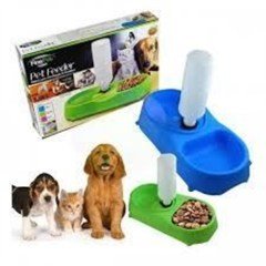 BUFFER® Kedi ve Köpek için Mama ve  Su İçme Kabı Evcil Hayvan Suluğu
