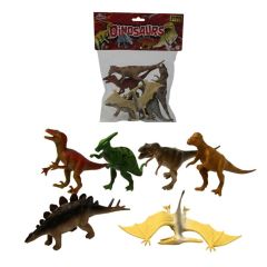 6 Parça 5 inch Hayvan Seti (Çiftlik,Dinozor,Vahşi,Deniz Hayvanları)