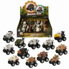 Crazoo Hayvan Figürlü Çek Bırak Araba
