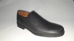 ERTAÇ DERİ ERKEK AYAKKABI BAĞCIKSIZ SİYAH