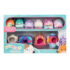 SQ MM0020 Squishmallows Micromallows 6 Figür-4 Aksesuar-4 Giysi Seti -Necotoys