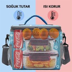 BUFFER® Anne Bebek Bakım Çantası Termoslu Yalıtımlı Buzluk Askılı Piknik Yiyecek İçecek Çantası