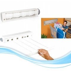 BUFFER® Pratik Portatif Yeni Nesil Çek As  Kolay Askılık 4 İpli Askılık