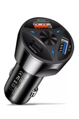 BUFFER® 55W 3 Port Usb Araç İçin Telefon Şarj Cihazı 3 Girişli Çakmaklık Adaptör-3.1A PD 20W QC 3.0