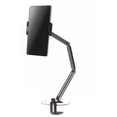 Masaya Takılabilen Telefon Tablet Standı Uzun Kollu Ayarlanabilir Telefon Tutucu