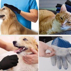 BUFFER® Tüy Toplayan Kedi Temizleme Eldiveni Kedi Tüy Toplama Eldiveni