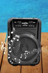 BUFFER® Mini Işıklı Hoparlör Bluetooth Wireless Hoparlör Yüksek Ses Hoparlö