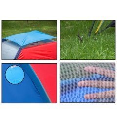 BUFFER® Kolay Kurulumlu Su Geçirmez Sineklikli Pratik Kamp Çadırı 2-3 Kişilik (200x150x110)