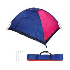 BUFFER® Kolay Kurulumlu Su Geçirmez Sineklikli Pratik Kamp Çadırı 2-3 Kişilik (200x150x110)